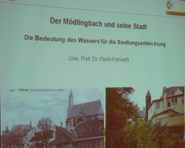 WASSER DES LEBENS - Florin Florineth: Der Mödlingbach und seine Stadt © Kunst im Karner - St, Othmar