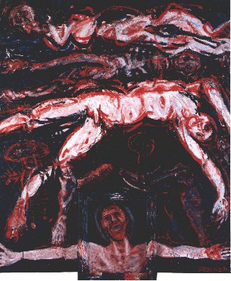 "So war es" 1995  Adolf Frohner - Kunst im Karner - St. Othmar