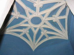 Gotisches Gewölbe des Sakarmentshäuschens