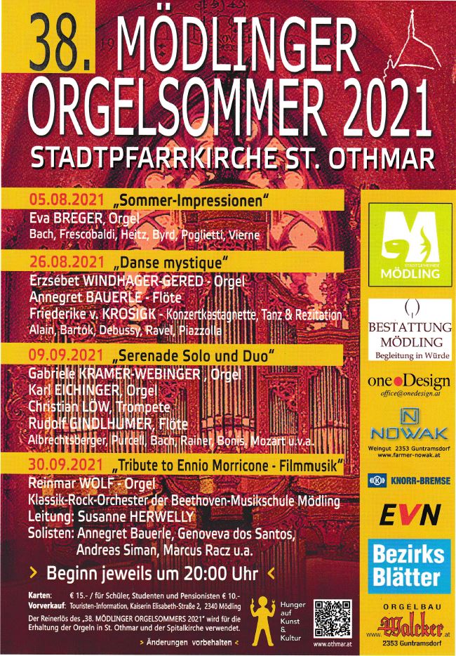 Mdlinger Orgelsommer 2021