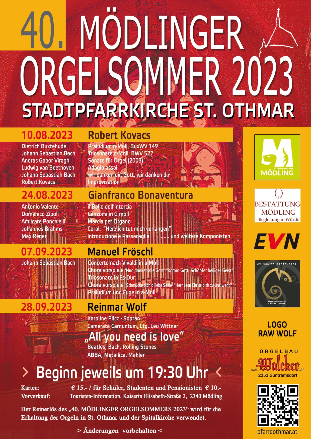 Mdlinger Orgelsommer 2023
