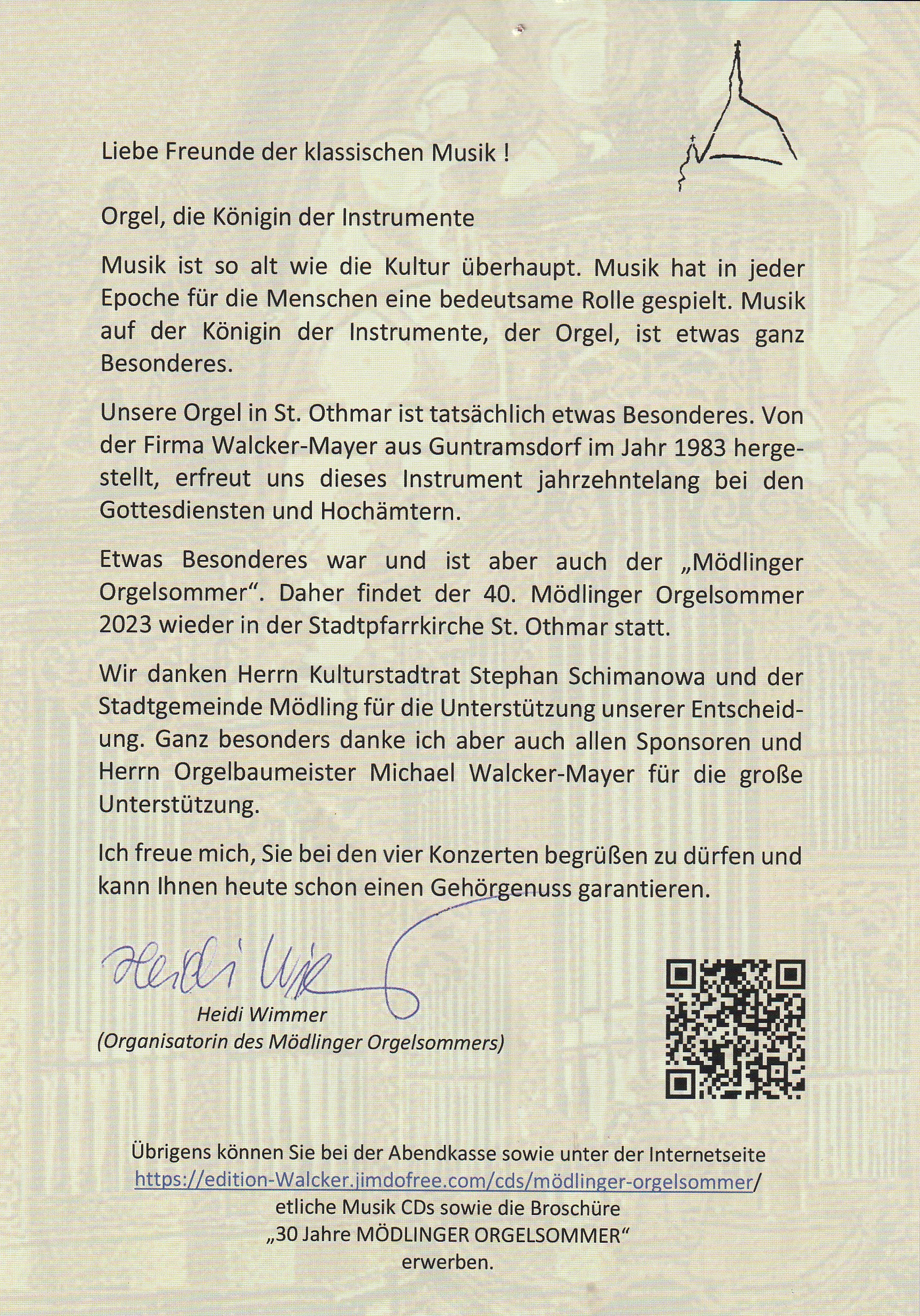 Mdlinger Orgelsommer 2023