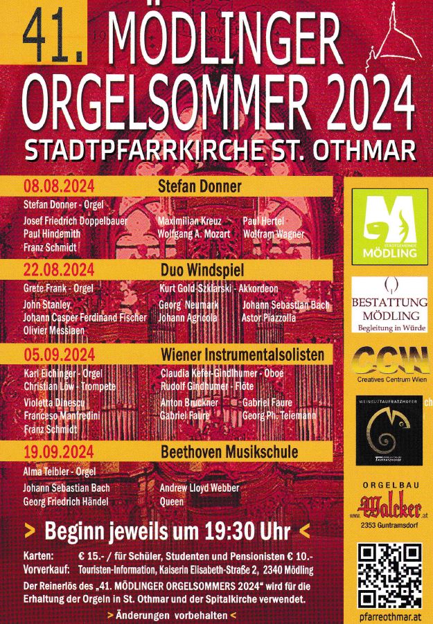 Mdlinger Orgelsommer 2024