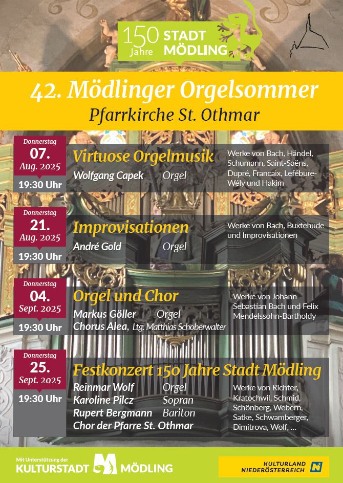 Mdlinger Orgelsommer 2025